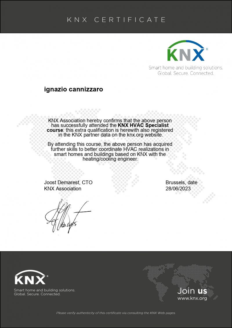 SONO KNX HVAC SPECIALIST!